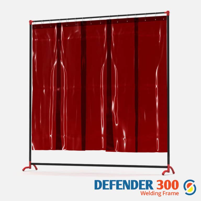 Welding Curtain With Frame (Defender 500 13’6″ X 6’3″) Welding Frames