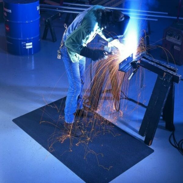 Welding Anti-Fatigue Mat In Use 1